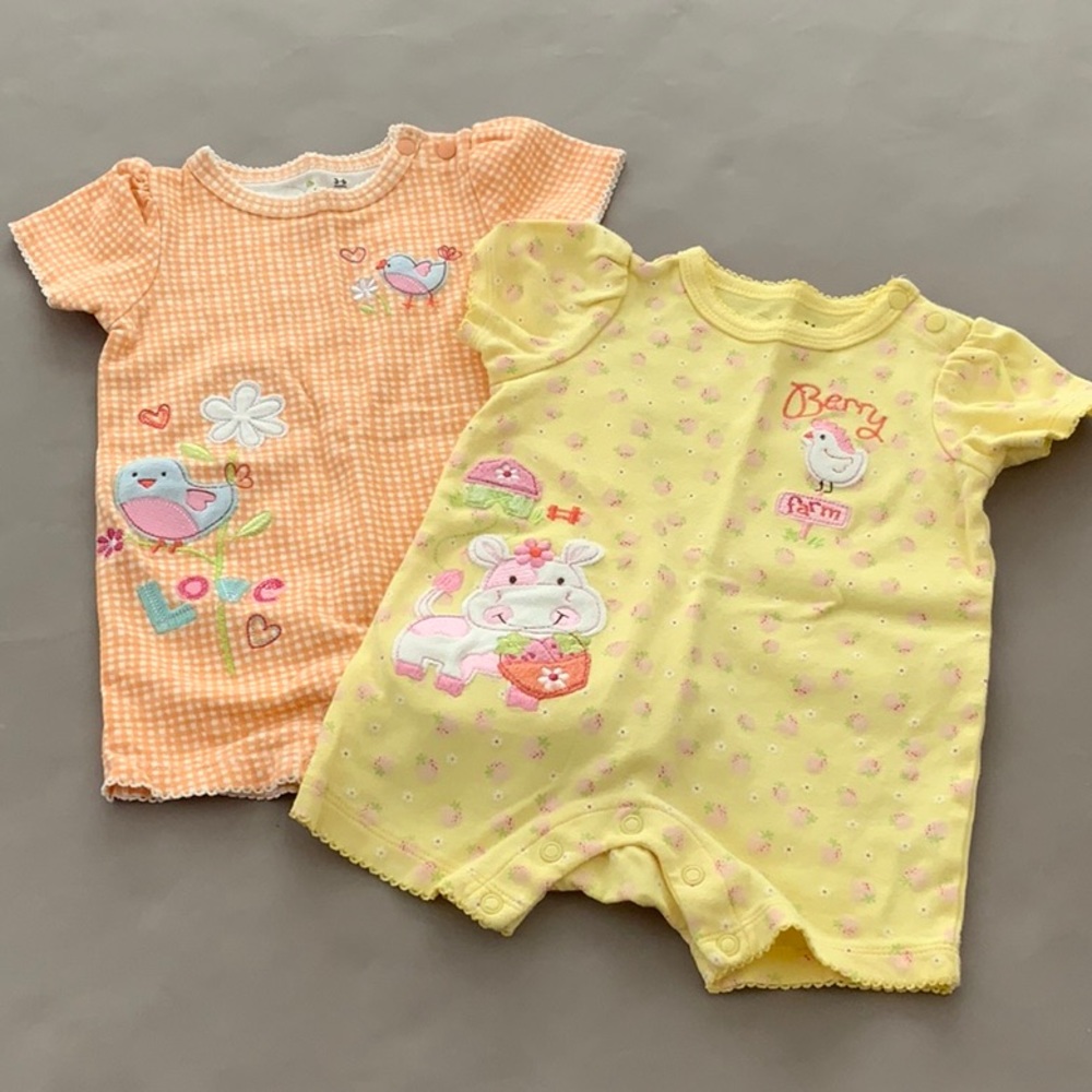 Set of 2 rompers